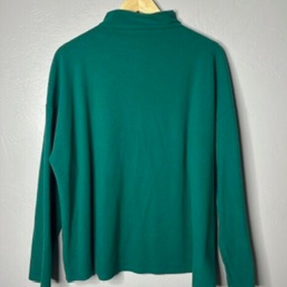 Cashmere Feel Turtleneck Sweater Teal SZ XXL NEW - Picture 3 of 8